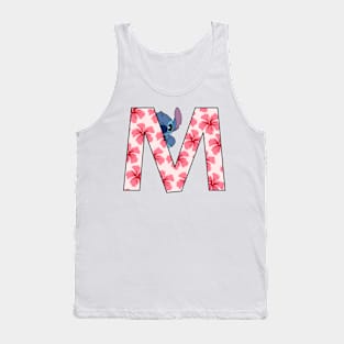 Stitch letter Tank Top